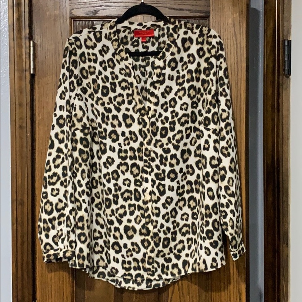 Cheetah Print Blouse - Jennifer Lopez